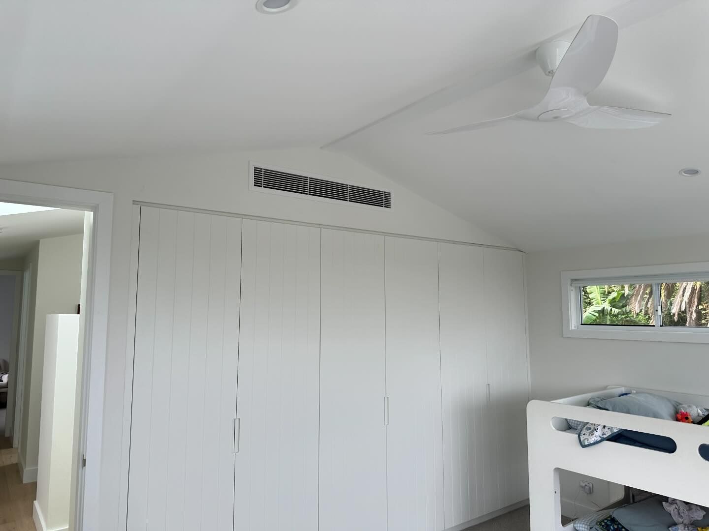 Ducted air conditioner celing cassette installation Freshwater NSW