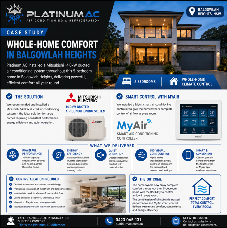Ducted air conditioner installation-balgowlah-heights-nsw