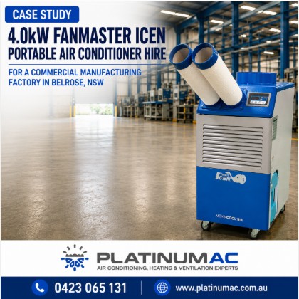 Industrial portable air conditioner hire Belrose NSW